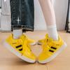Горячие желтые кроссовки для мужчин и женщин, модные повседневные мужские туфли для скейтбординга на платформе, оригинальные нескользящие женские спортивные туфли для активного отдыха