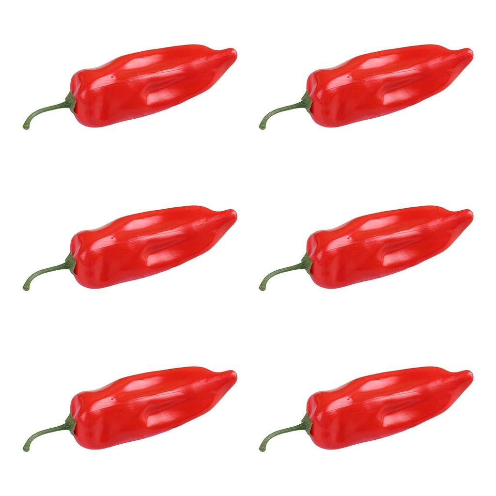 6Pcs Realistic Simulation Vegetable Models Artificial Vegetable Toy Kitchen Vegetable Decoration for Display Photography