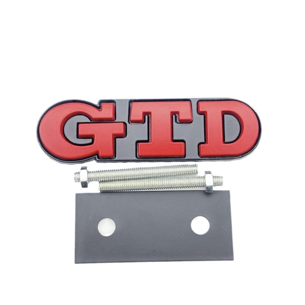 Volkswagen GTD Front Grille Emblem - Car Modification Badge