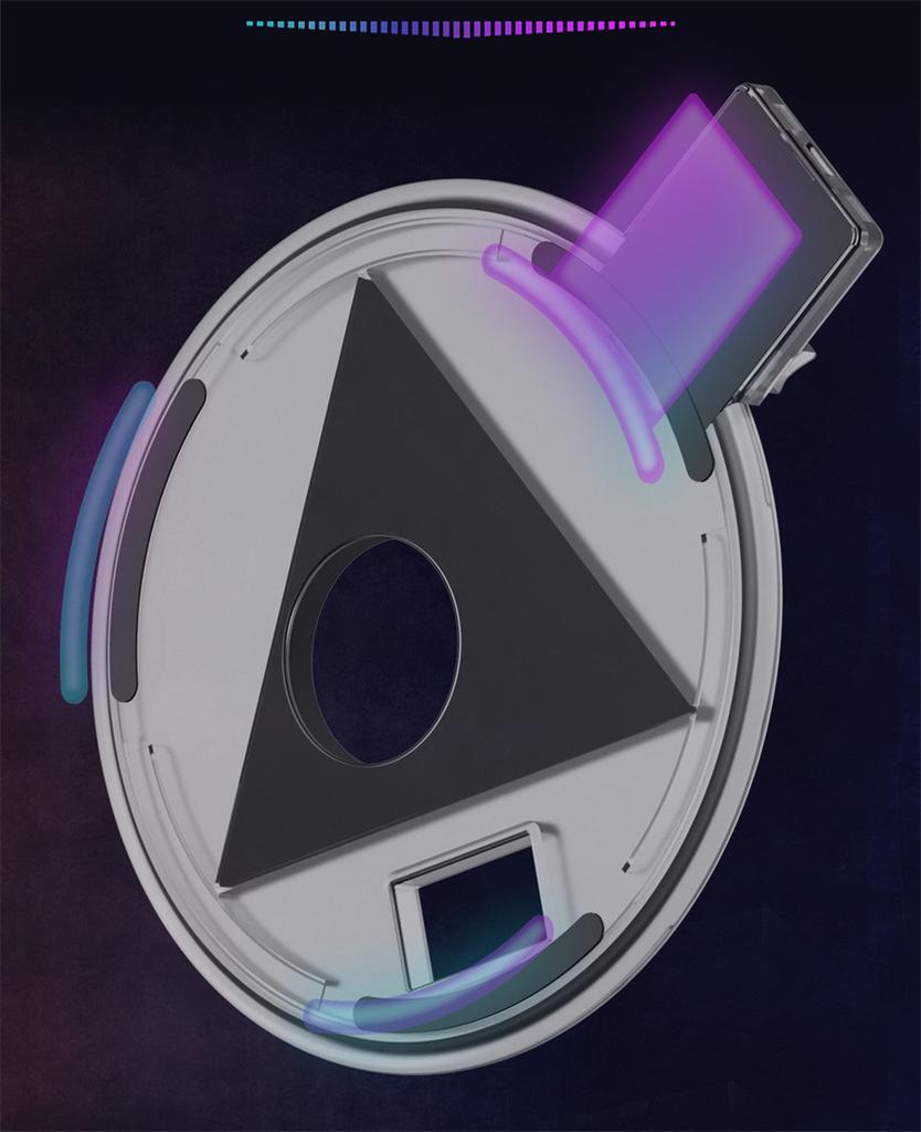 Светящаяся подставка с крутым градиентом, красочная RGB зарядная подставка-лоток, подставка для Playstation 5