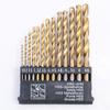 HSS-CO Набор спиральных сверл из 13 предметов в штучной упаковке, инструменты для сверления по металлу, дереву и пластику