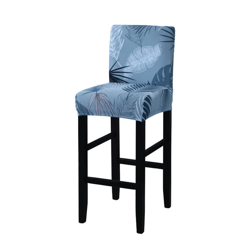 Stretch Bar Stool Covers for Counter Height Chairs Kitchen Dining Room Cafe Furniture Protection Slipcovers