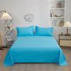 Nordic Minimalist Solid Color Cotton Bed Sheet and Duvet Cover Set (1.5m/1.8m) - Pure Cotton, 200x230 Cm