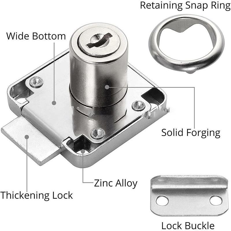 4 замка и 8 ключей, кулачковый мебельный замок, дверной шкаф, ящик для письма, почтовый ящик