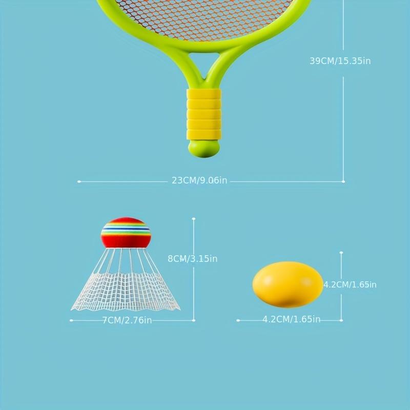 Спортивная теннисная ракетка интерактивная игра ракетка для бадминтона в помещении и на открытом воздухе деятельность взаимодействие родителей и детей головоломка игрушка мяч