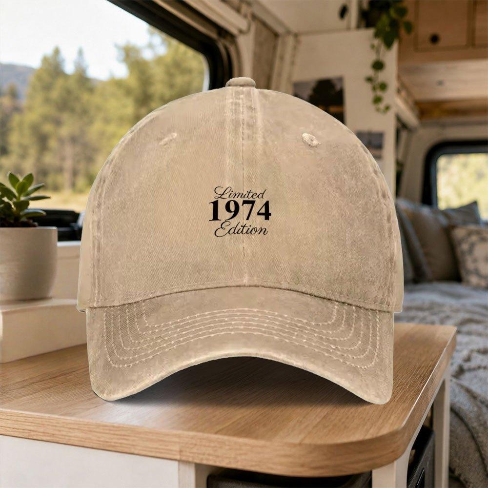 pc Limited Edition Vintage Washed Baseball Cap Classic Casual Fashion Unisex AllSeason Dad Hat Adjustable Size Suitabl