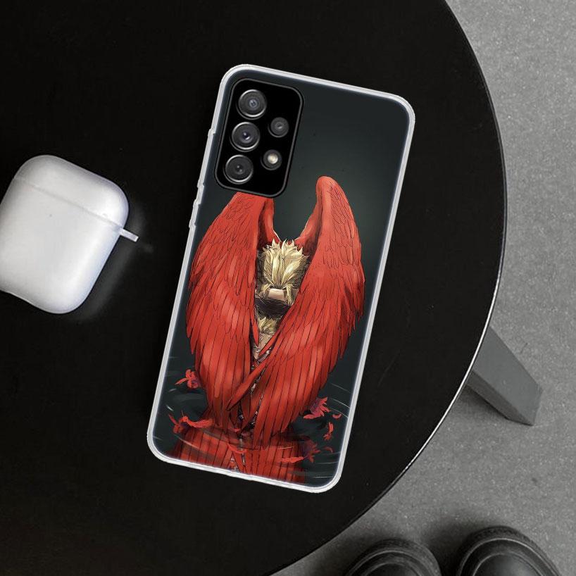 Чехол для телефона Hawks MHA My Hero A-Academy для Samsung Galaxy A12 A22 A32 A52 A72 A02S A51 A50S A31 A20S A10S Note 20 Ultra 10