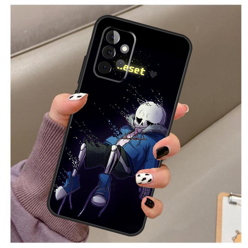 Чехол Undertale Sans для Samsung Galaxy A14 A34 A54 A12 A22 A32 A52 A51 A71 A13 A23 A33 A53 A15 A25