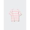 Uniqlo Футболка Japan Air Rhythm Cotton в полоску с круглым вырезом