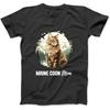 Кошки Мейн-кун Кот Котёнок Мама Мейн-куна С длинным рукавом, Футболка, Свитшот, Худи для мужчин женщин детей Сделано в Канаде Черный