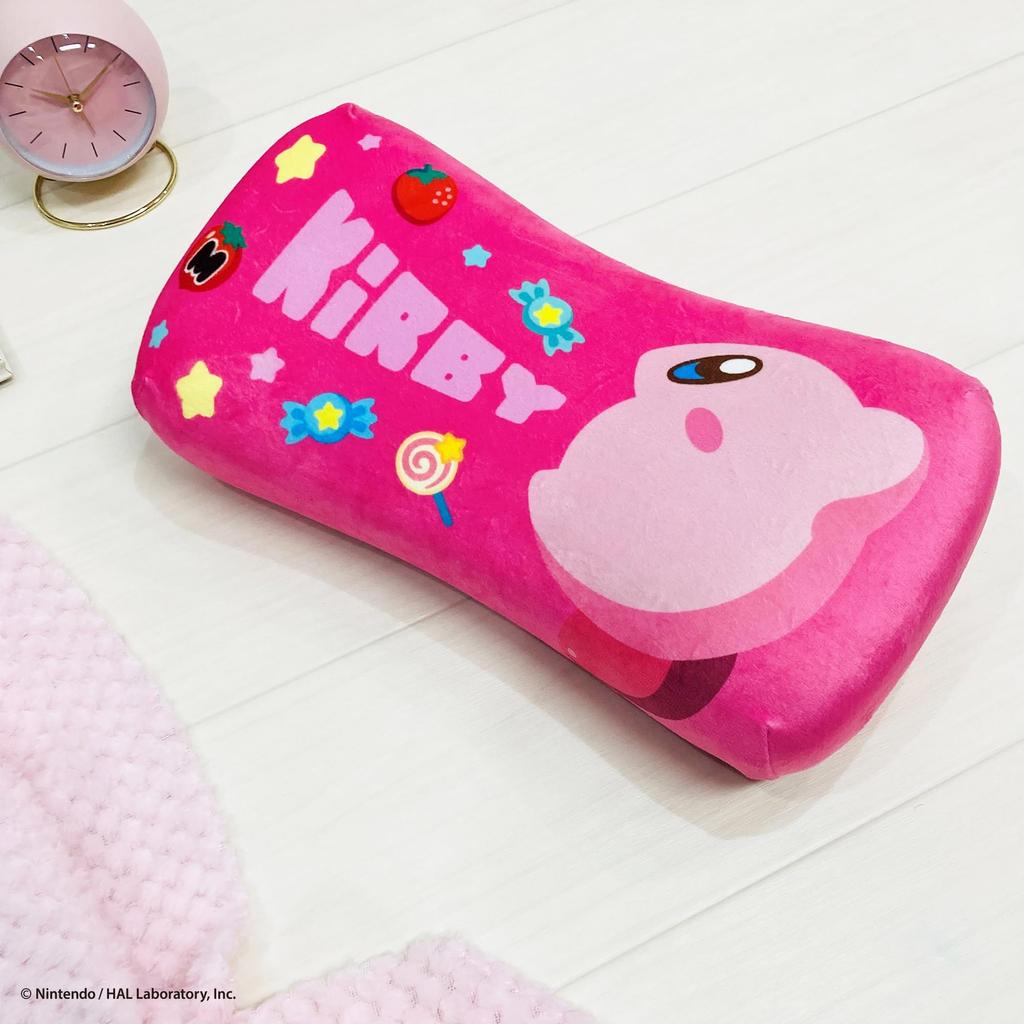 MORIPiLO Подушка из пены с эффектом памяти Kirby's Dream Land 16x33x8 см, поддержка талии, поддержка спины, мягкая игрушка, подушка Suikomi Pink Morishita 4621542