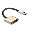 Earphone Jack Audio Cable Charging Type-C Audio Splitter Adapter Type C To 3.5 Mm Earphone Adapter
