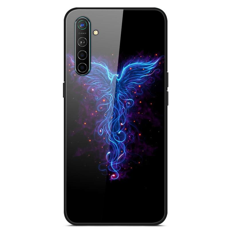 Для OPPO Realme XT Закаленное Стекло Чехол Мягкий Бампер Жесткий Funda Для OPPO Realme 6 Pro Realme X2 XT Чехол для Телефона Realme6 Задняя Крышка