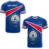 Cape Verde National Flag Emblem T-shirt Cap Vert Caboverde Men Women T Shirt Green Bandana Vert Oversized Celebration Tees