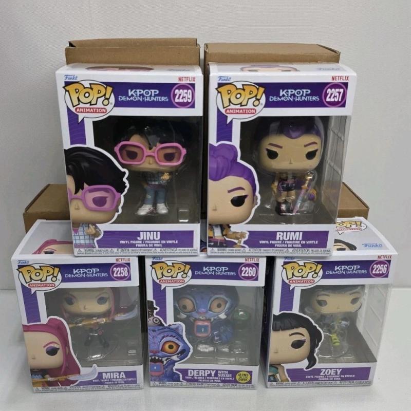 Kpop Охотники на демонов Руми Кукла-персонаж Funko Pop Официальная Оригинальная Джину Руми Неуклюжая Z0Ey Мира Лимитированная серия Модель Коллекционная игрушка