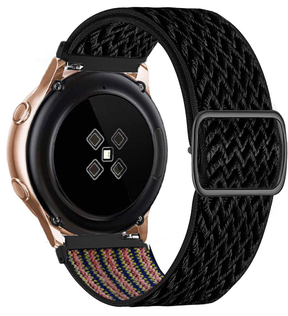 20 мм 22 мм ремешок Для Samsung Galaxy Watch 5/pro/4/classic/3/Active 2 44 45 мм Gear S3 Эластичный нейлоновый петлевой ремешок Huawei GT 2 2e pro 3