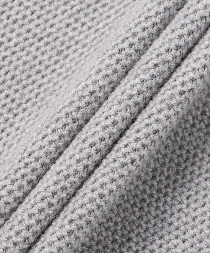 POLO RALPH LAUREN Textured Cotton Crewneck Sweater - Grey