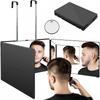 Eastbury Height Angle Visible Makeup Wide Viewing HD Mirror Visible Back of 5x Magnification Included 3-way Mirror, Self-cutting, Adjustable, 360°