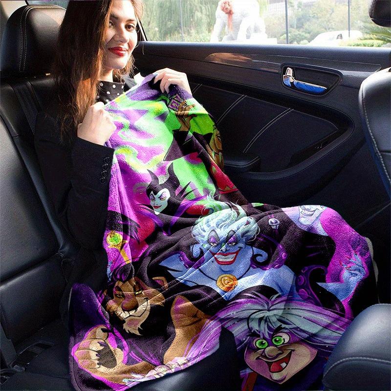 1pc Villain Printing Blanket - Soft, All-Season Throw for Office Blanket, Car, Travel