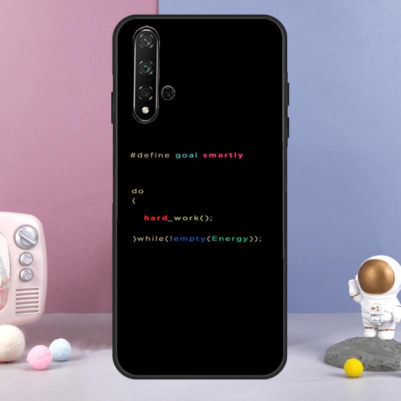 The Code design programmer For Huawei Nova 5T 9 10 SE 7i 8i 11i 12i Y73 Y90 Y70 Y72 Y61 Y91 Y60 P20 P30 P40 Lite Case