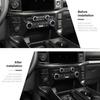 Black Console Dashboard climate control panel Bezel Cover Trim For Ford F150 21+