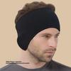 Unisex Outdoor Polar Fleece Windproof Headband with Warm Earmuffs for Cycling & Running