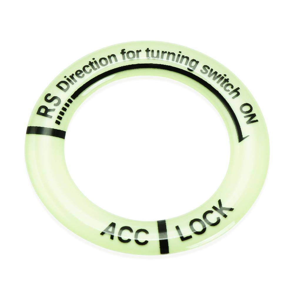 Ночной светящийся автомобильный брелок для ключей зажигания, наклейки для Ford Escape Kuga Mondeo Ecosport Fiesta Focus 2 3 MK1