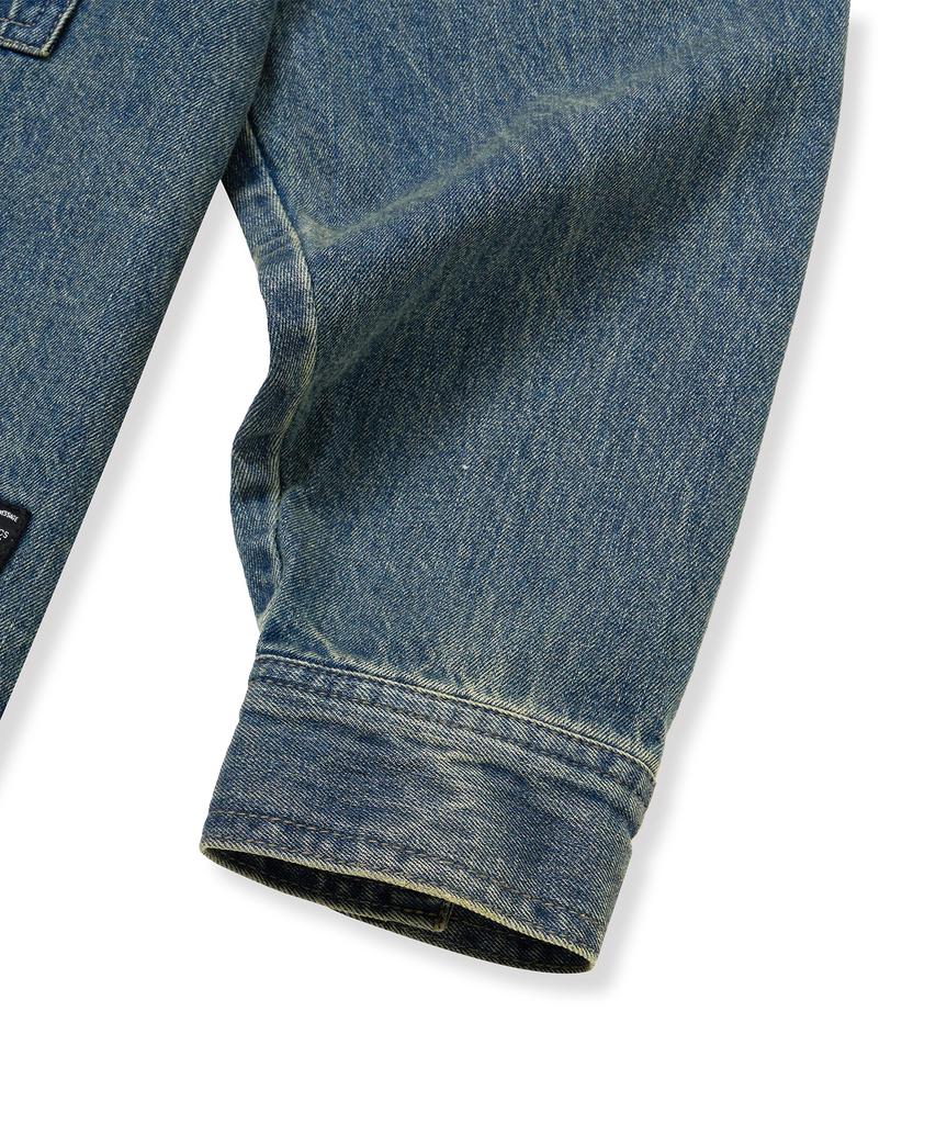 BROWNBREATH Denim Pocket Shirts - Indigo