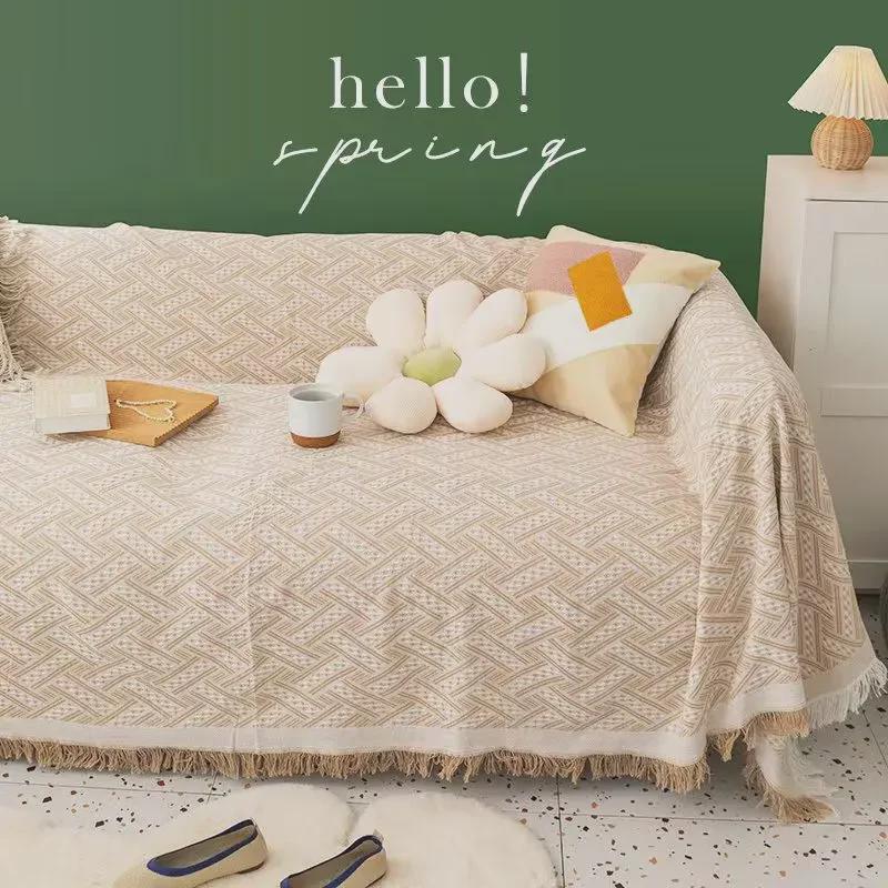 Покрывало и чехол для дивана и подушки Nordic Full-Cover - для всесезонного использования