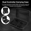 Storage Box for Xbox Controllers Dual Controller Storage with Zippered Mesh Pocket Portable Case Gaming Accessories