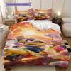Minions Bath Threepiece Set 1 Duvet Cover 2 Pillowcase Without Core Christmas Birthday Gift Bedding Set Duvet Cover And Pillowcase Bedding