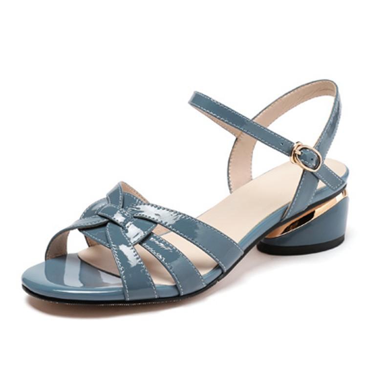 Женские сандалии с открытой пяткой и круглым носком, с перекрестными ремешками на низком массивном каблуке, вечерние платья, летние туфли-лодочки, женские босоножки на каблуке с ремешком на щиколотке