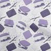 Cotton Flex Bluish Violet Fabric Food Dress Material Fabric Print Fabric By The Yard 40 Inch