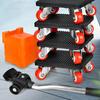 1 Set Furniture Lifter Mover Tool with Crowbar Heightening Block Heavy Duty Furniture