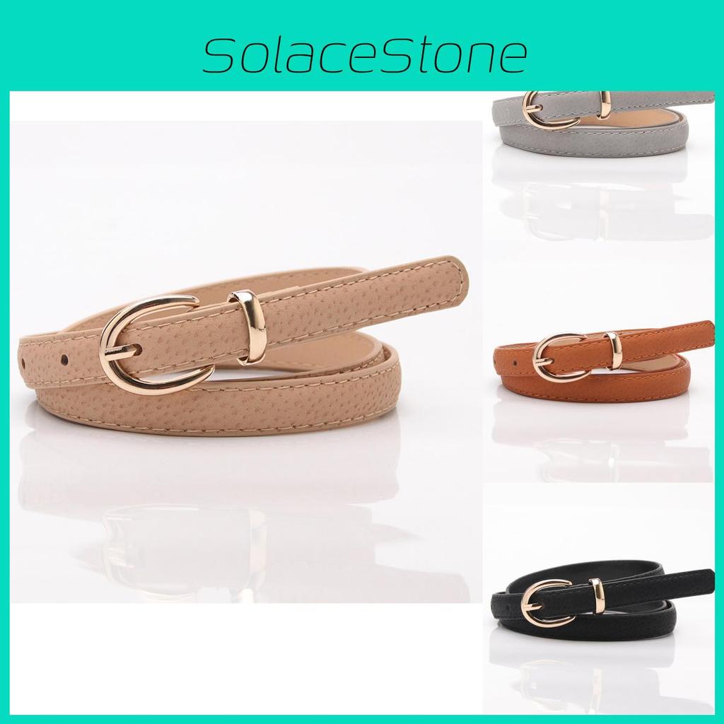 Womens Fashion Pu Leather Belt With Pin Closure For Daily Wear And College Look