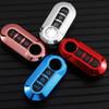 Акция, 3 кнопки, гальванический ТПУ, чехол для автомобильного ключа для Fiat Ducato 500 500L Panda Grande Punto Lancia Musa, аксессуары