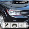 Крышки передних фар автомобиля ABS Лампа Украшение для Dodge Journey 2011-2020 Внешние аксессуары 