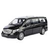 НОВЫЙ 1/24 Mercedes-Benz V260 MPV БИЗНЕС-АВТОМОБИЛЬ Металлическая модель автомобиля Звук и свет Оттяжка Детская игрушка Коллекционные предметы Подарок на день рождения