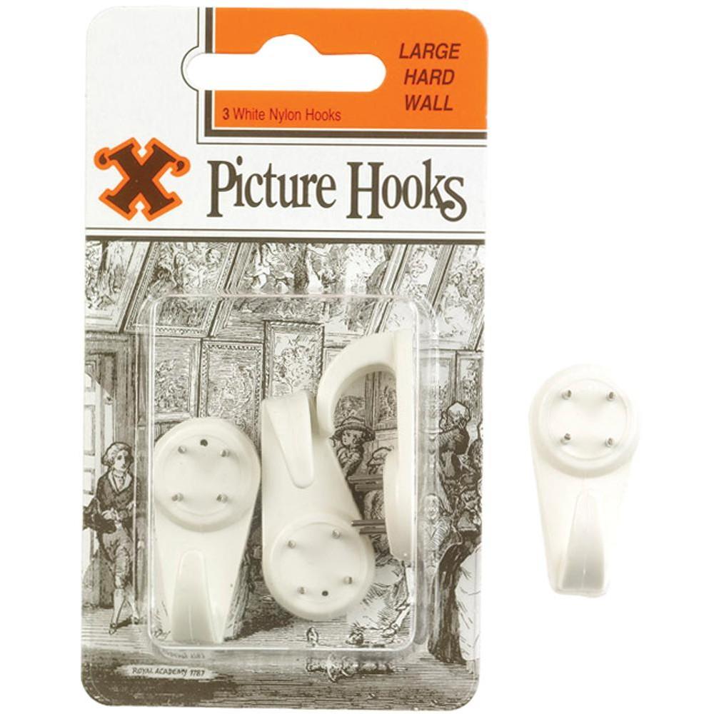 X Hardwall Hanging Hooks (Pack of 3)