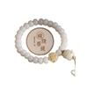 Charcoal-burned cat paw bracelet, bodhi root bracelet for girls, cute little cat bracelet with white jade bodhi in a roasted color, niche bracelet