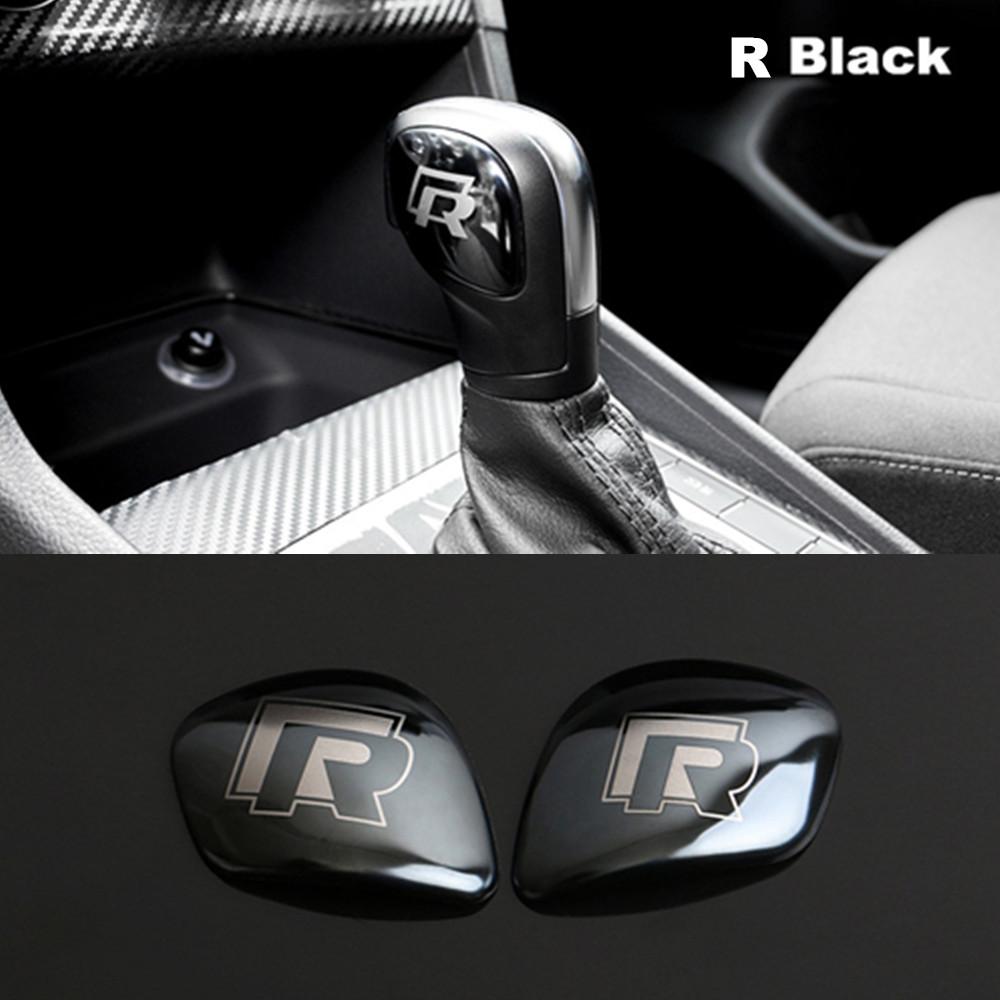 LMN1 VW 2026 Hot New Car Styling Gear Shift Knob Gear Head Sticker Cover For VW Volkswagen POLO CC Golf 7 6 Bora Tiguan Passat B5 B6