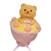 Cartoon Bouquet Hand-held Flower Butter Little Bear Plush Toy Stuffed Animal Soft Doll Plush Pillow Wedding Valentine Decor