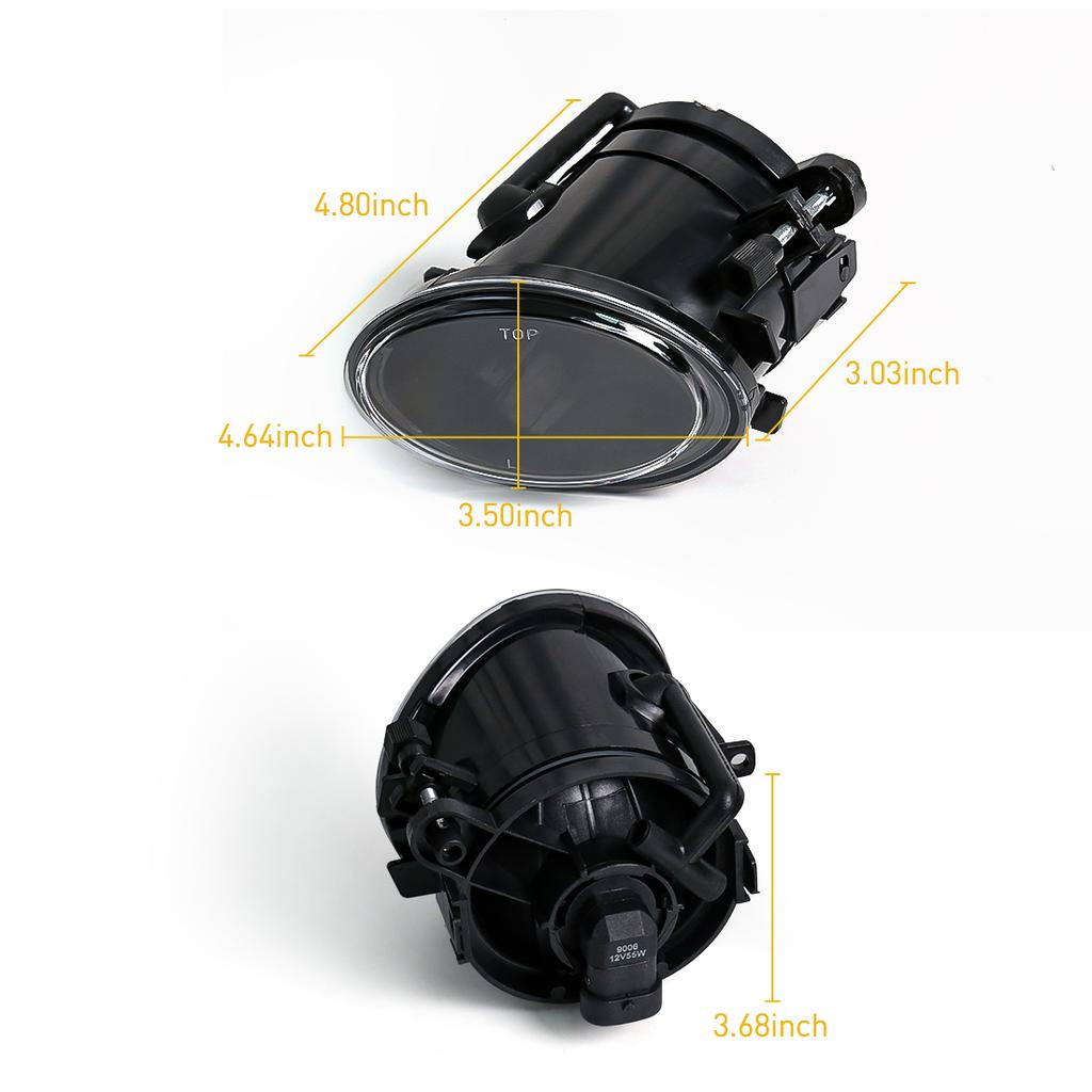 For BMW E39 M5 2001 2002 2003 E46 3 Series M3 2002 2003 2004 2005 2006 Fog Lights Headlight Front Driving Lamp Halogen LED Bulbs