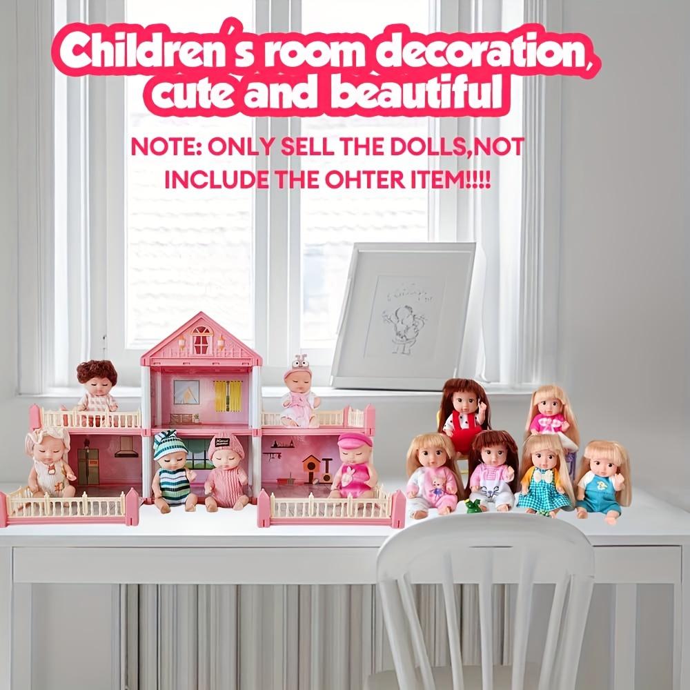 Набор игрушек «Кукла Реборн», 6 шт., Имитация куклы-принцессы, Мини-милый спящий младенец с одеждой и аксессуарами, Подарок на день рождения для ребенка