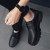 Мужская деловая повседневная обувь 2025 года, рабочая обувь на толстой подошве, мужские универсальные удобные уличные туфли-оксфорды на шнуровке
