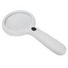 Handheld Magnifying Glass Travel Portable Elderly Reading Magnifier with LED Light