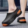 Men's Garden Shoes Outdoor Casual EVA Injection Shoes Kitchen Shoe Restaurant Hotel Work Shoes Water-proof Garden Clogs