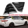 For Toyota Camry Sedan 2018-2025 Car Rear Louver Window Side Shutter Cover Trim Sticker Vent Scoop ABS Carbon Fiber Accessories