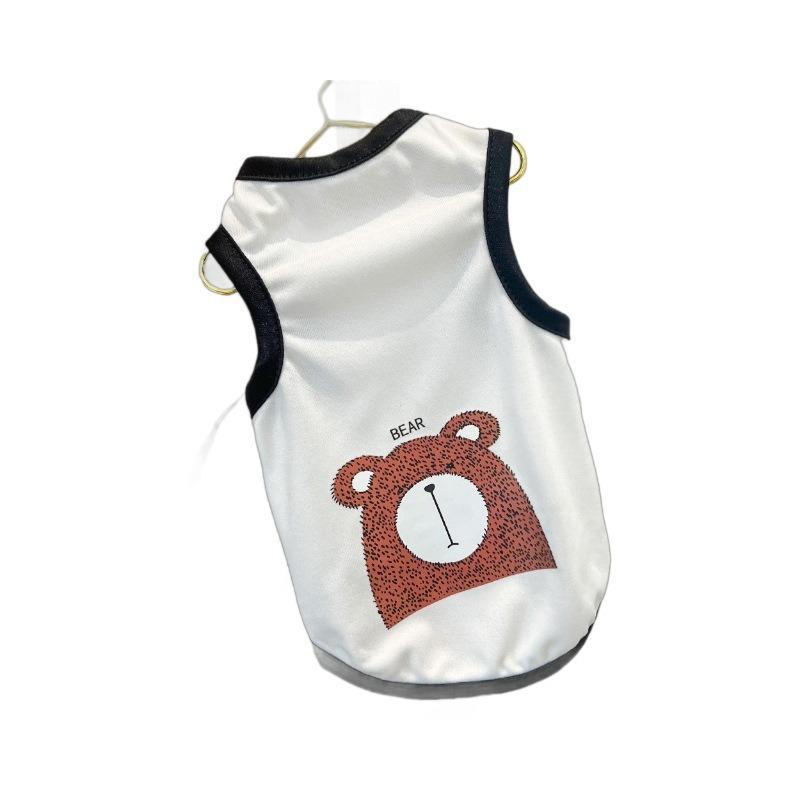 Летняя одежда для щенков, собак и кошек, Тонкие модели для кошек, бишон-фри и домашних животных, Летние жилеты для собак