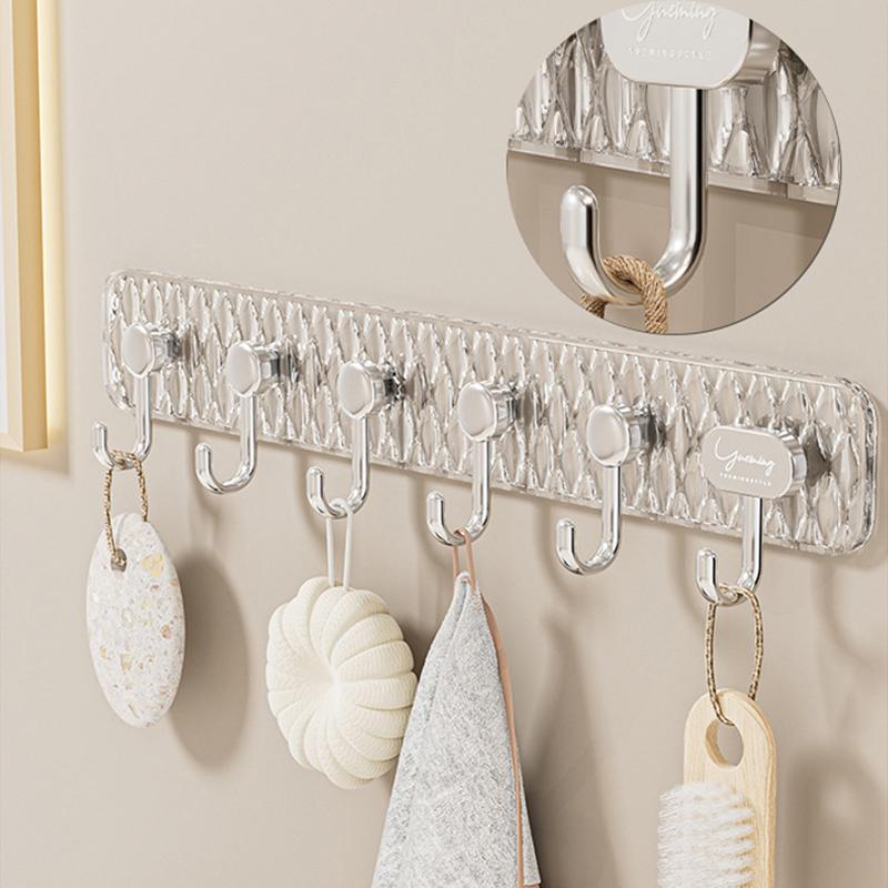 Крючки на стену, крючки для хранения без перфорации, настенные крючки для кухни, ванной комнаты, для полотенец, вешалки, многоцелевые крючки